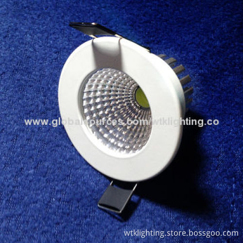 High Lumen LED COB 3W 5W 7W, Downlight, 240 to 260lm Luminous Flux